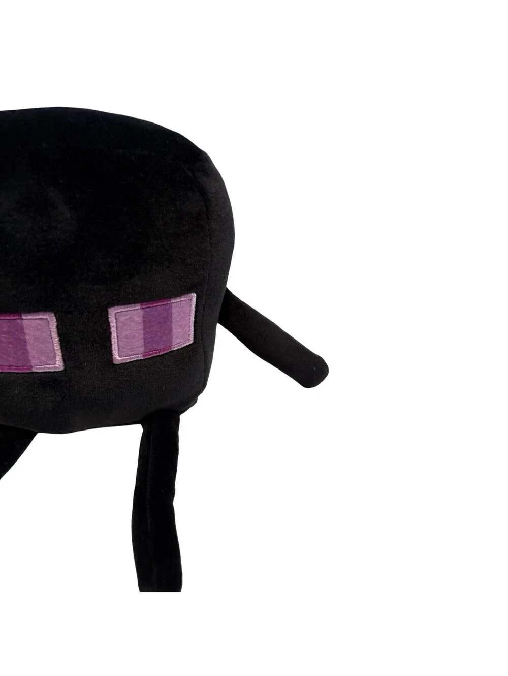 Minecraft Enderman Cuutopia Plush Toy, Black with Purple Accents